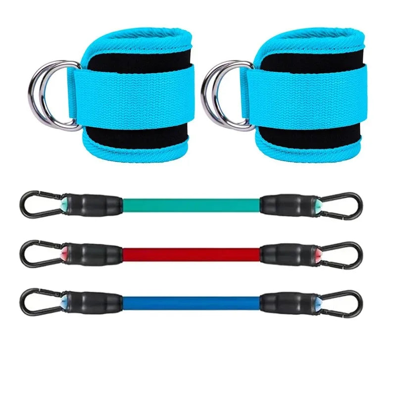 Versatile Ankle Straps & Resistance Bands Set