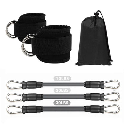 Versatile Ankle Straps & Resistance Bands Set