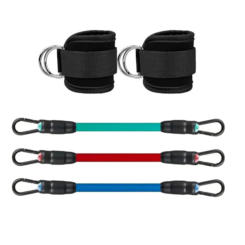 Versatile Ankle Straps & Resistance Bands Set