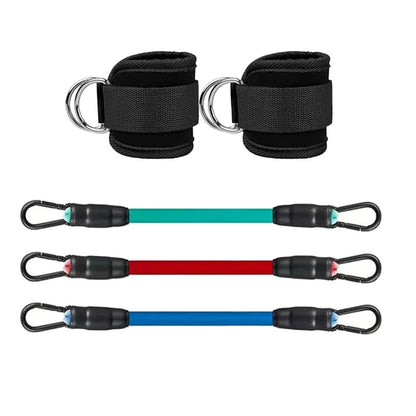 Versatile Ankle Straps & Resistance Bands Set